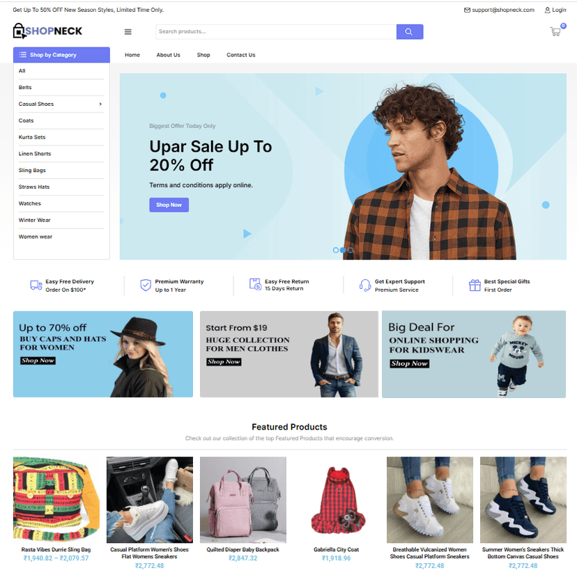  ShopNeck – Complete Online Clothing Store