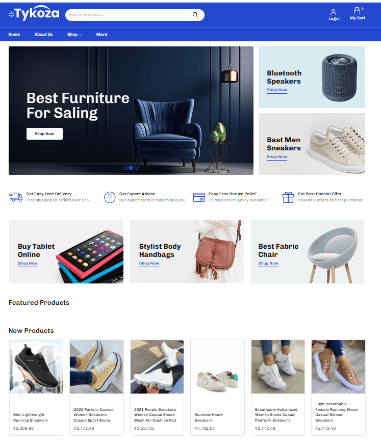 E-Commerce Project: Tykoza – Multi-Category Online Shopping Platform