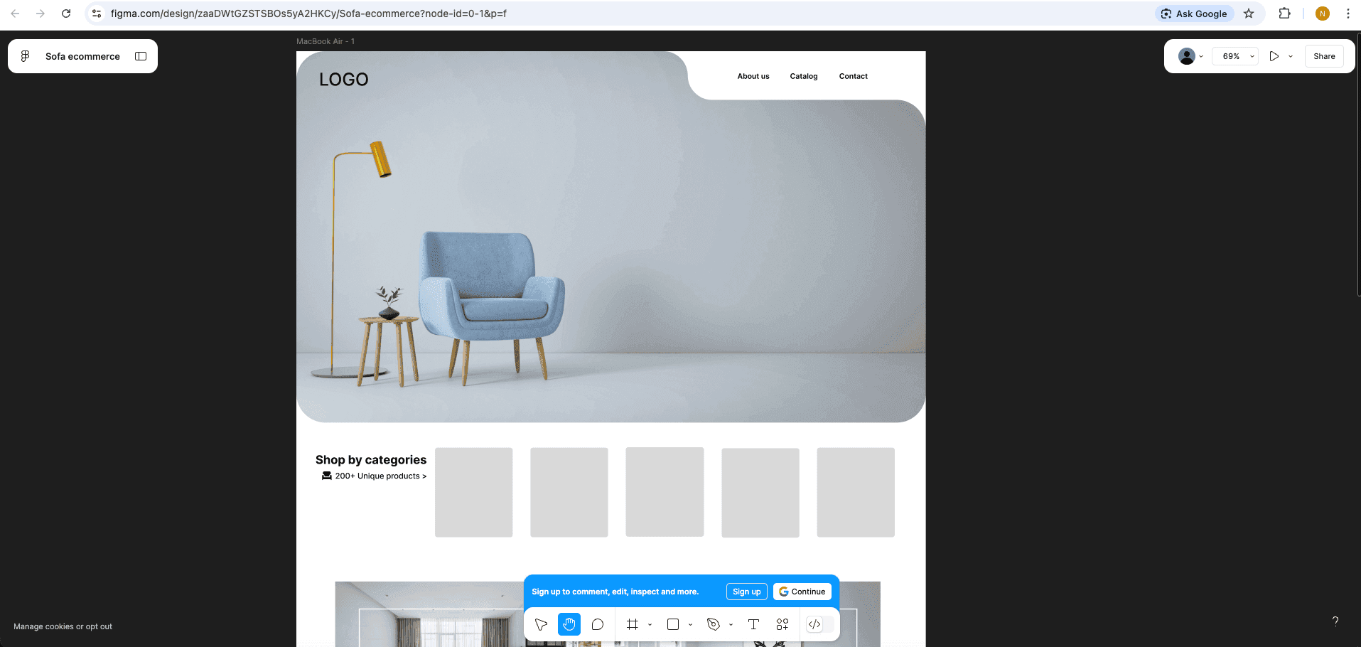 Sofa Ecommerce